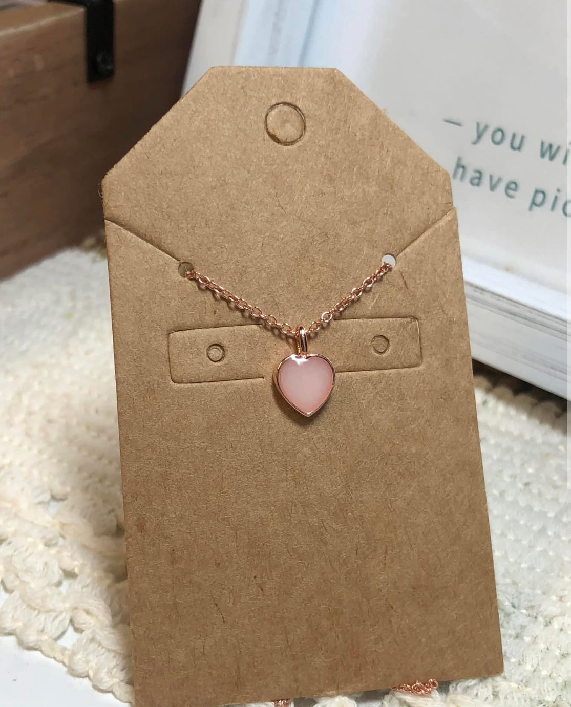 Dainty heart necklace