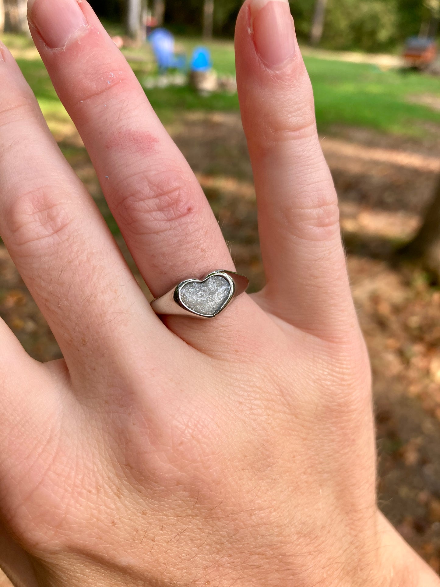 Stainless Steel heart ring