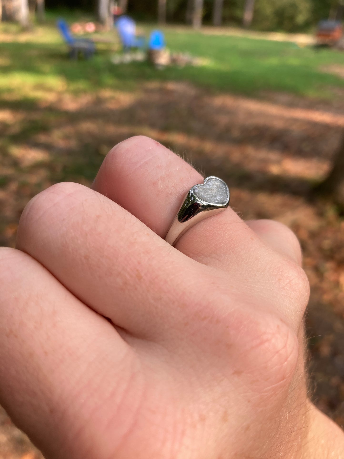 Stainless Steel heart ring