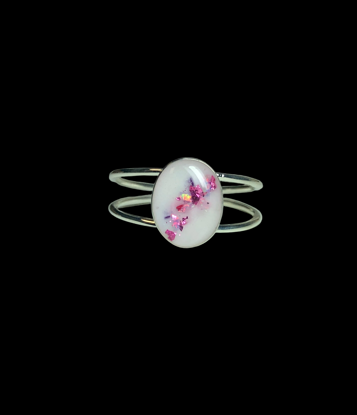 Oval double band - 8x10 stone
