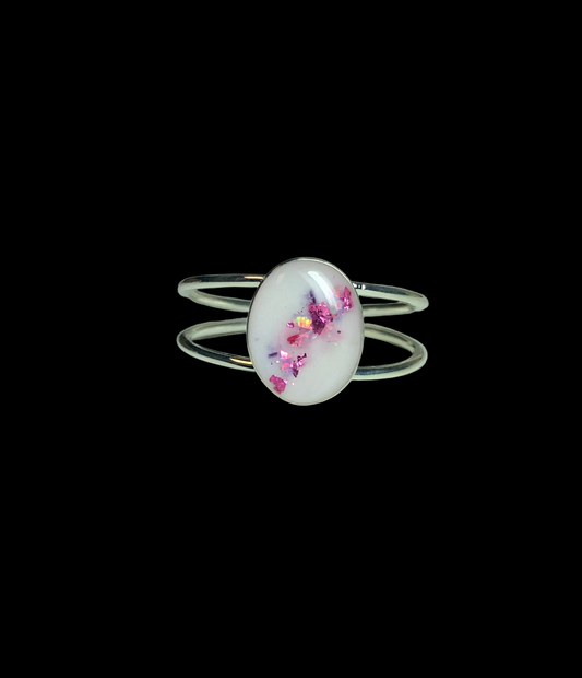 Oval double band - 8x10 stone