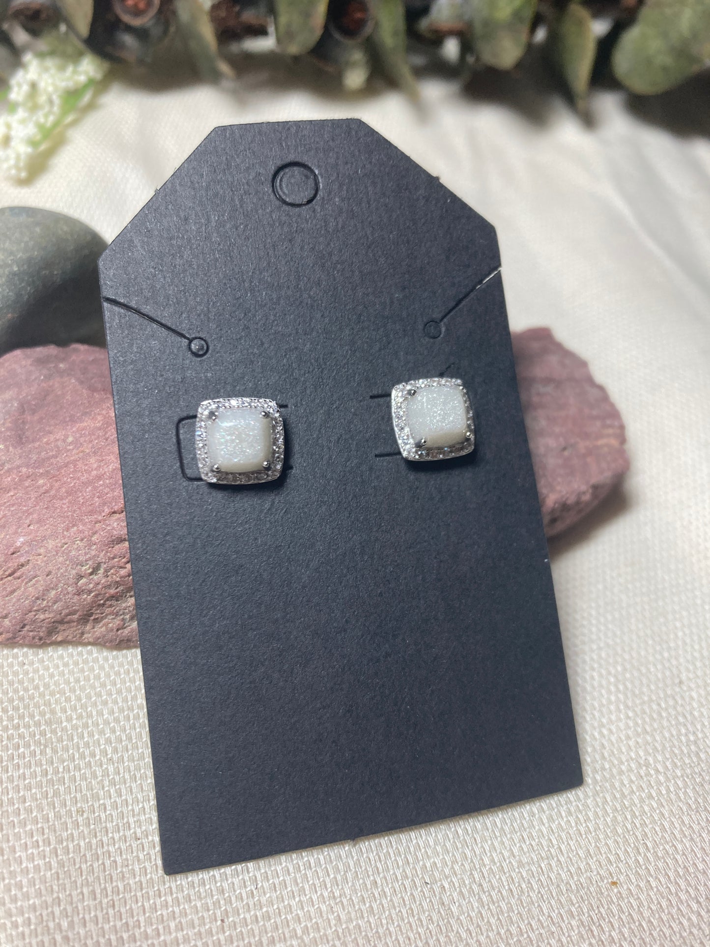 Square earrings