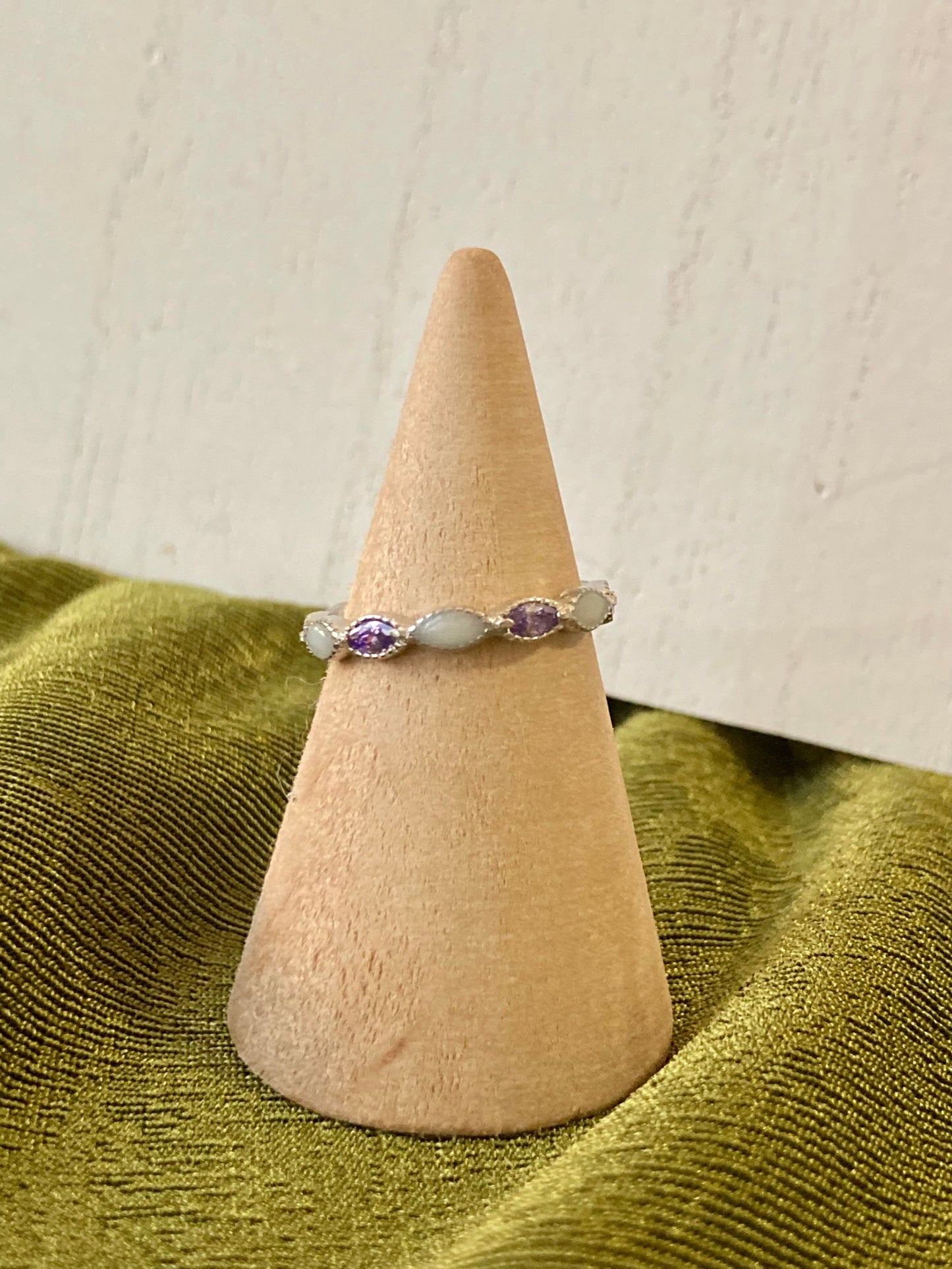 Birthstone Band - full marquise (June-August)